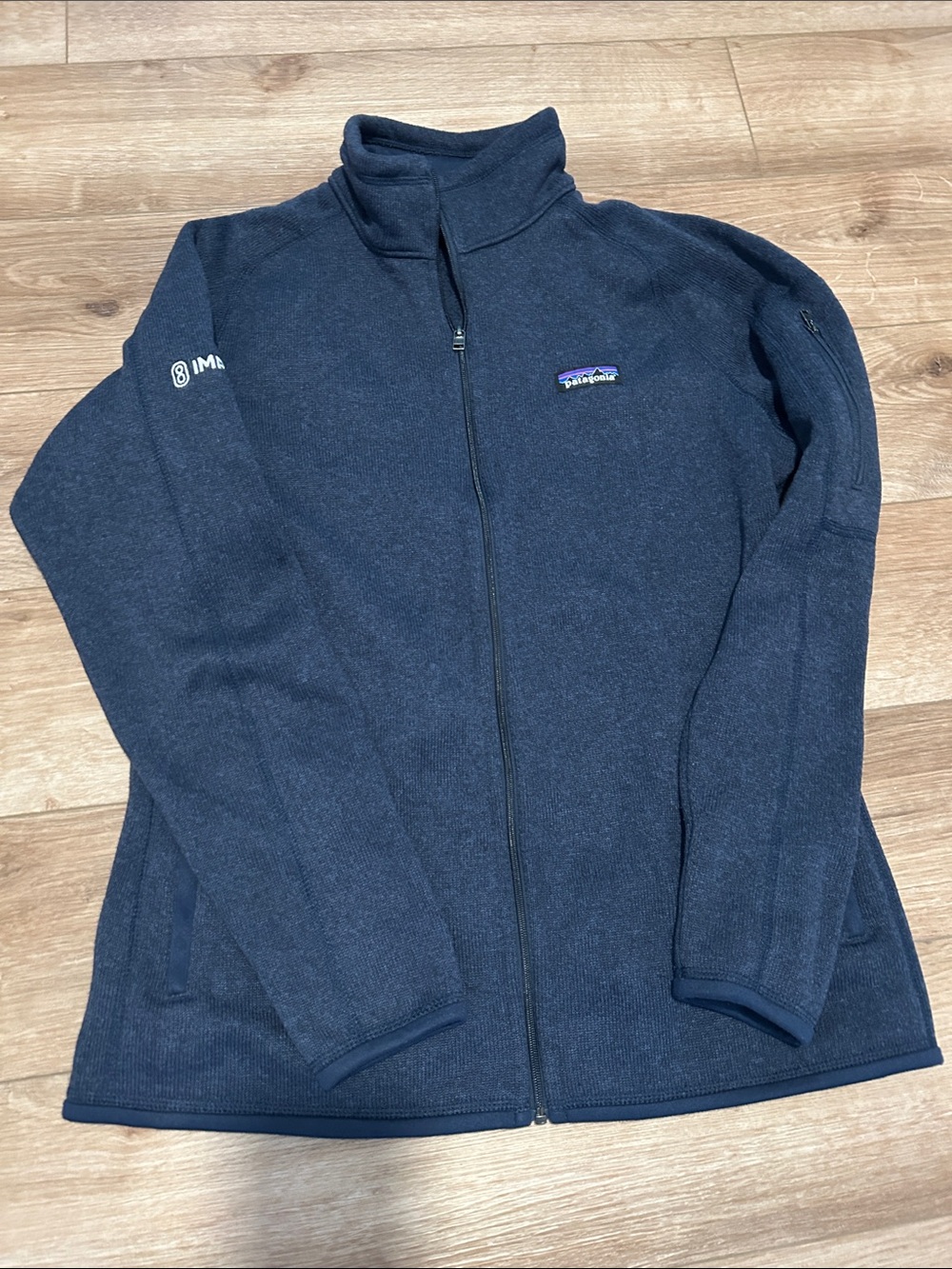 Patagonia Women’s Navy Full-Zip Teddy Fleece Jacket